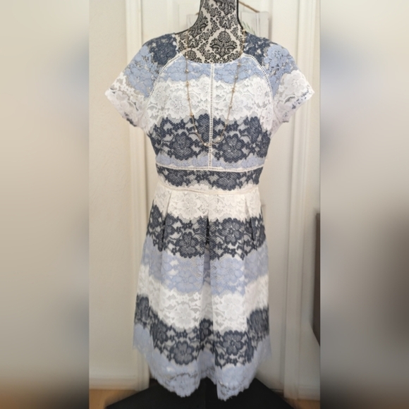 Modern, Ombre, Lace Dress - Picture 15 of 15